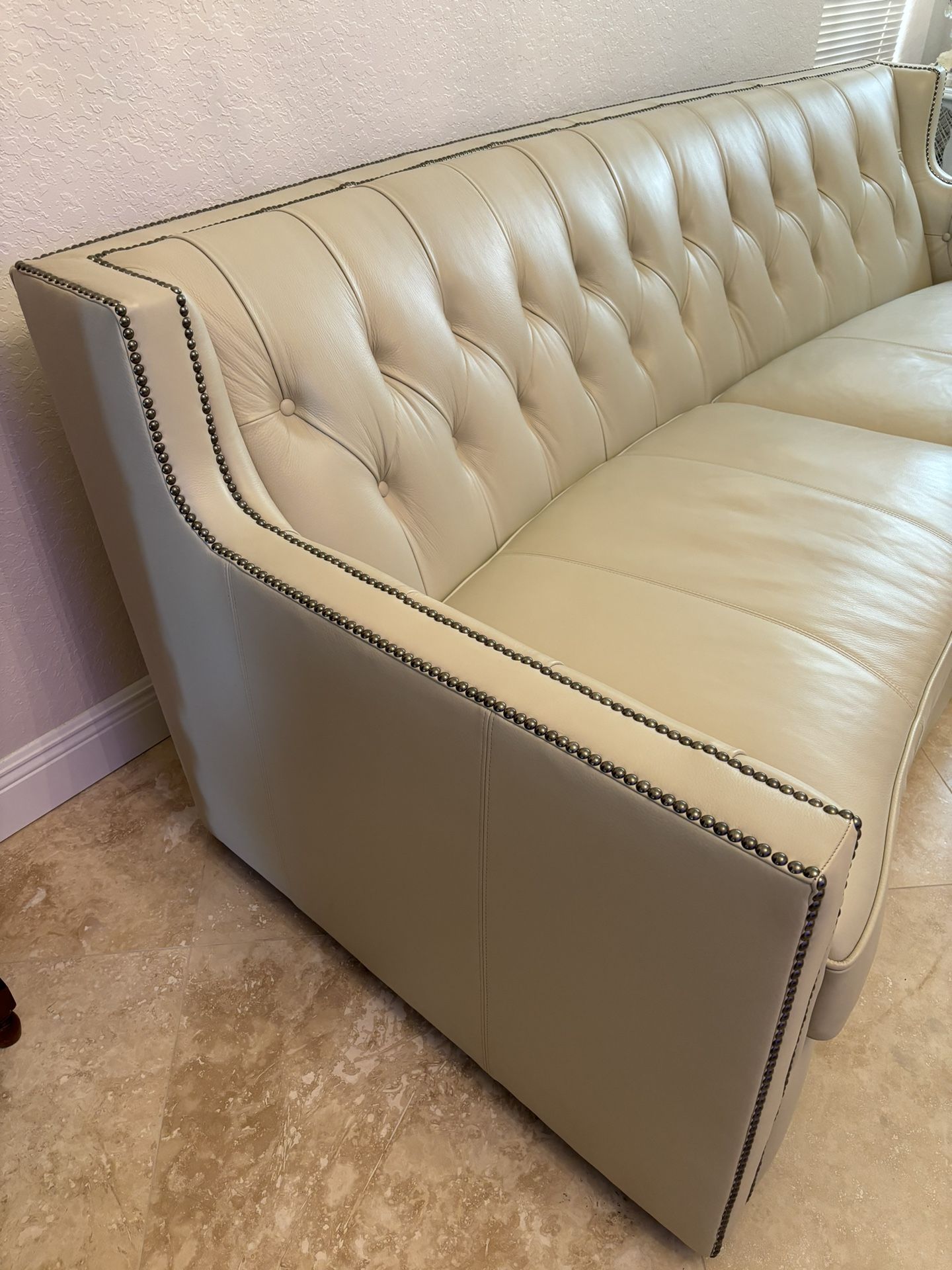 Bernhardt Leather Sofa