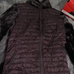 Puffer Purple Sweater Size Small