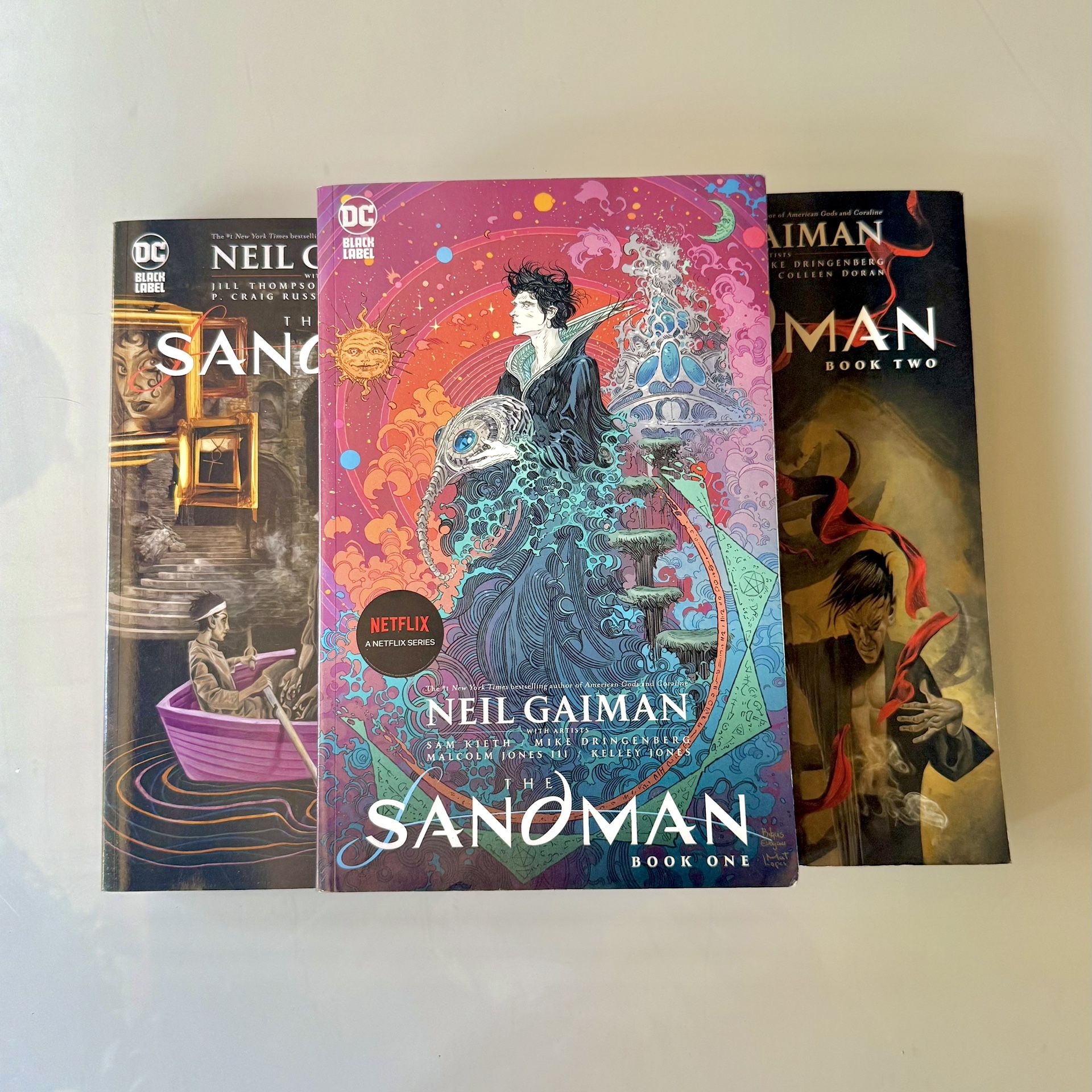📚 The Sandman by Neil Gaiman – Books 1, 2 & 3 (DC Black Label)
