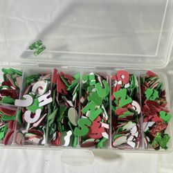 Box Of Adhesive Christmas / Craft Letters