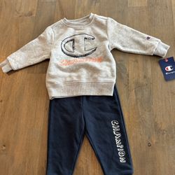 Boys Toddler Champion Sweatshirt Sweatpants Set 24M