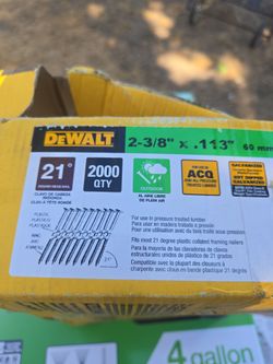 Galvanized nails