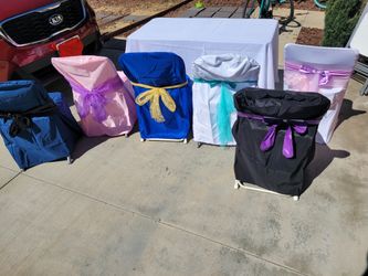Chair covers and ribbons