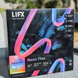 TOTALLY NEW!! LIFX 16 FT. SuperColor
Outdoor Neon Flex Smart Rope Light - PRCE FRM