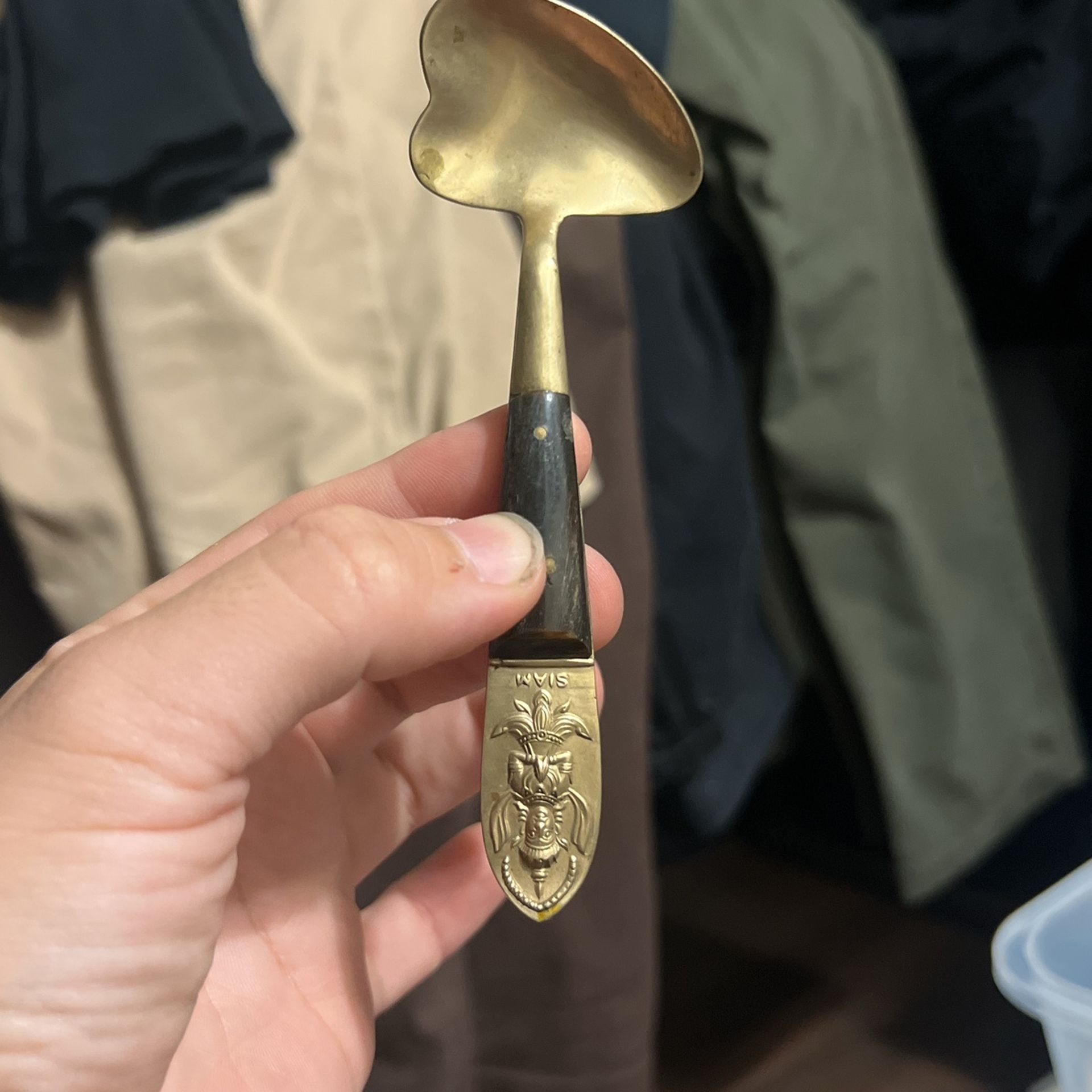 Antique Unique Thai Spoon