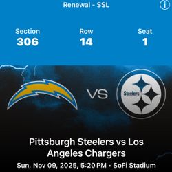 Chargers Vs Steelers 