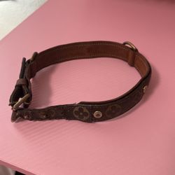 dog collar girl lv