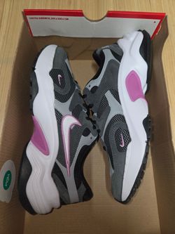 Brand new never worn Womens size 9.5 W Nike AL8 Sneakers Gray Pink White
