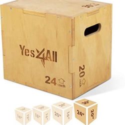 30/24/20 Wood Plyo Box 