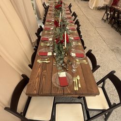 Rustic Farm Tables