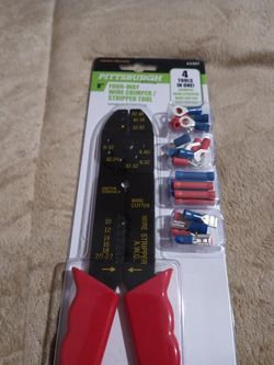 Pittsburgh 8" 4 Waywire Crimper Straight Tool