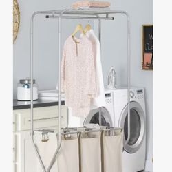 Garment Rack With Removable Bags