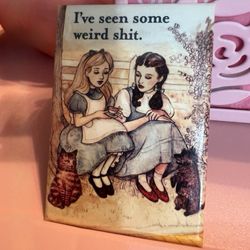 I’ve Seen Some Weird.. Alice In Wonderland Dorothy Wizard Of Oz Funny 2x3 Magnet