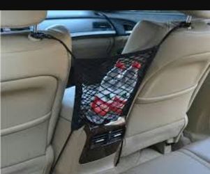 Middle console storage net