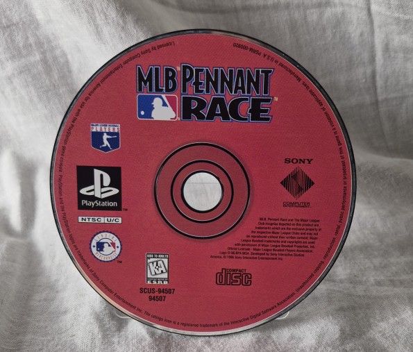 MLB Pennant Race Playstation 1 (Sony, 1996) Game Disc Only