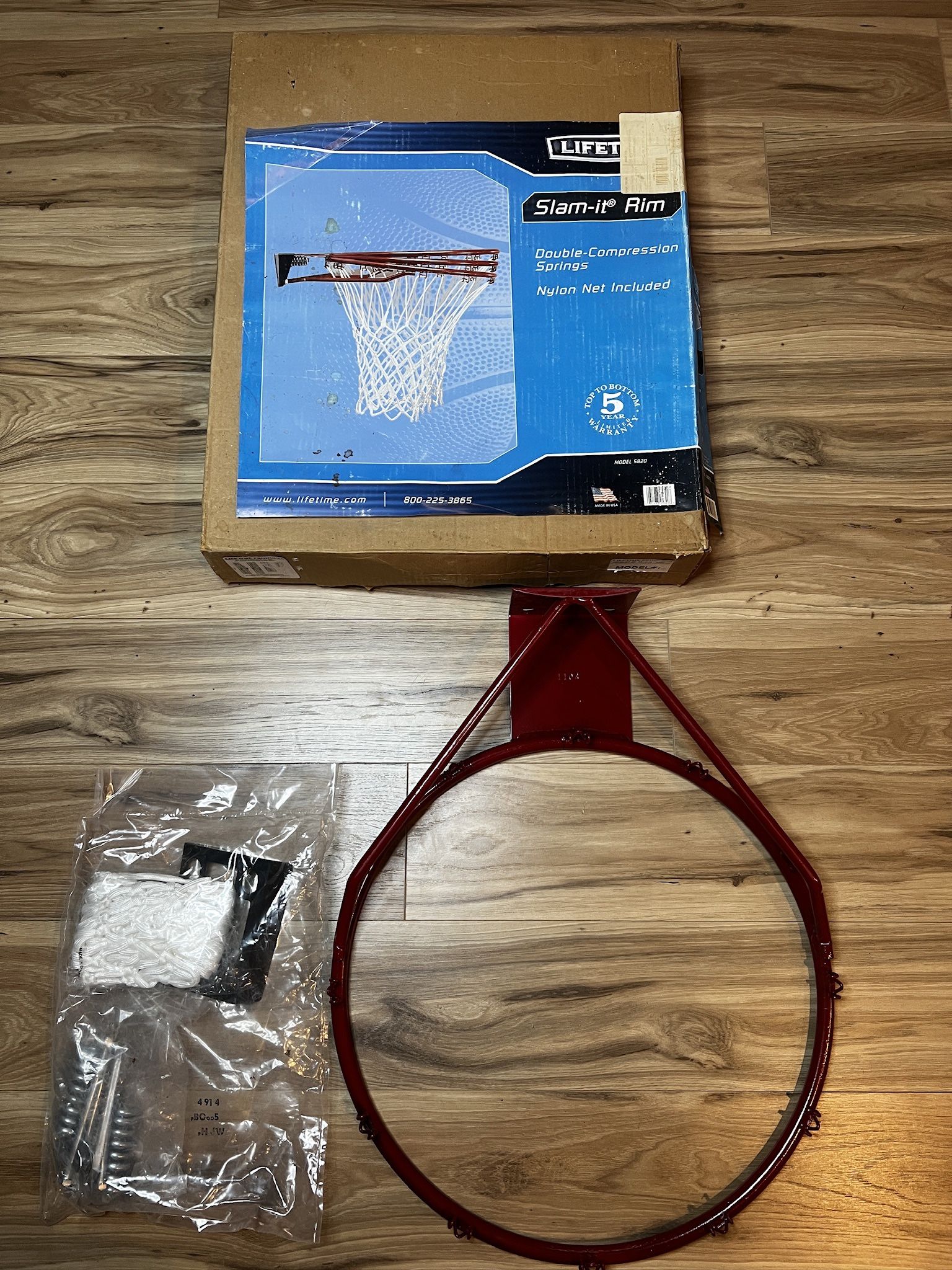 NEW Lifetime Slam-It Basketball Rim