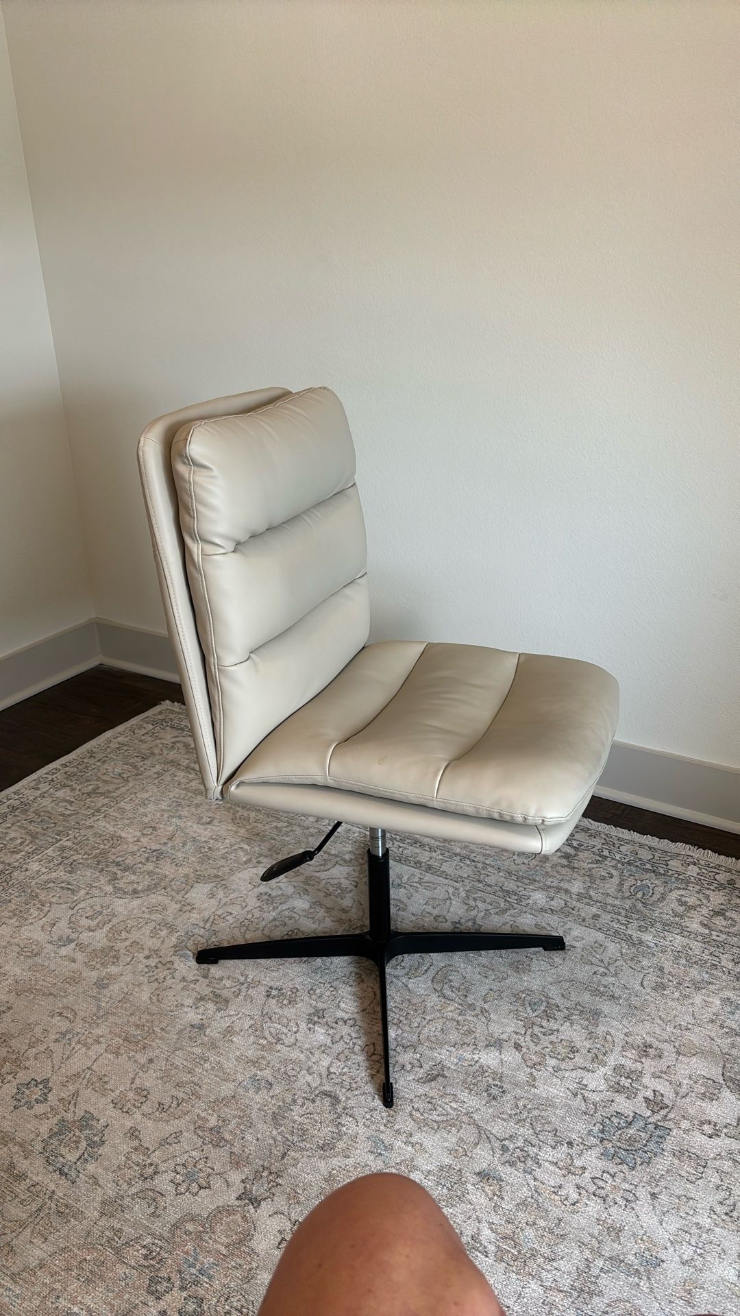 Tan Leather Desk Chair