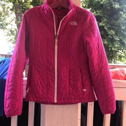 Pink North Face Jacket