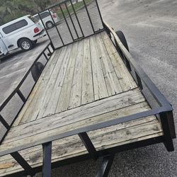 6 X 15 Utility Trailer With Ramp 