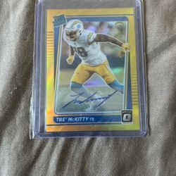 2021 Panini Optic Gold /10 Rookie Tre McKitty 