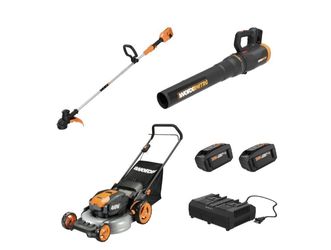 Worx Nitro 40V Cordless 3IN1 Combo Kit With Lawn Mower & String Trimmer