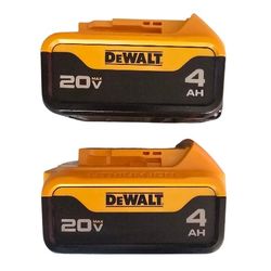 Dewalt 20v 4AH Batteries 2-pack For 85