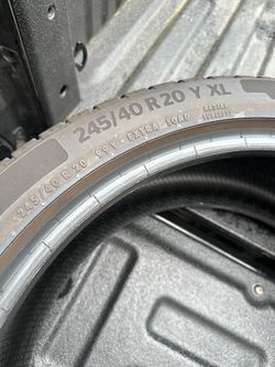 Tires. 245/40R20 Continental ECO contact 6Q x2