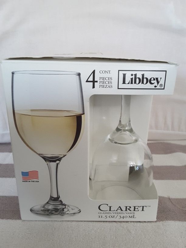 Libbey Claret 11.5oz White Wine Glass 3pc set