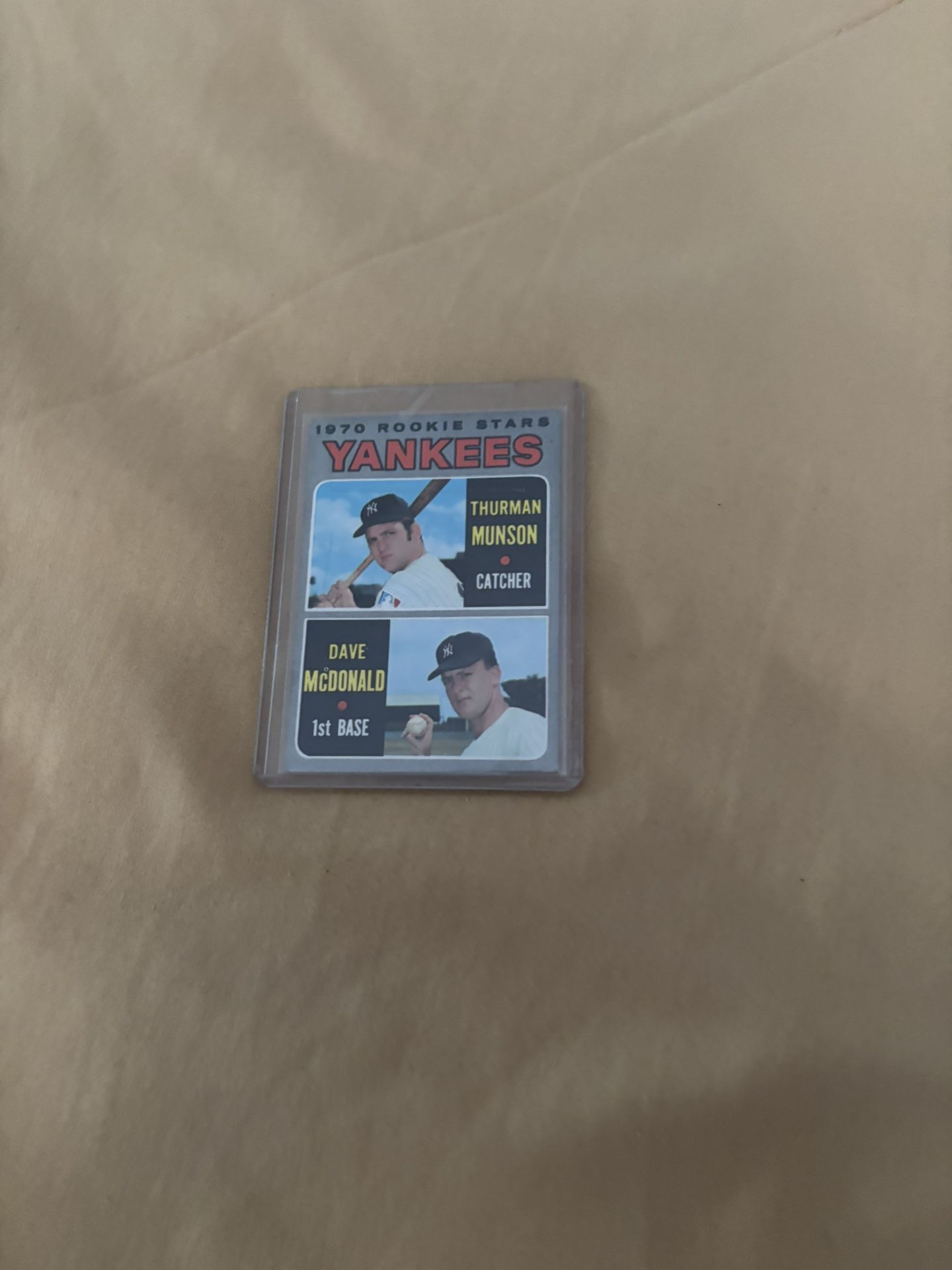 Thurman Munson  Rookie Card
