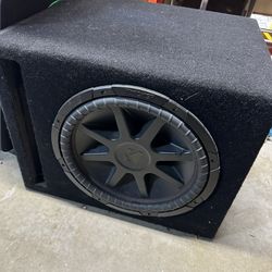 15” Kicker Subwoofer And Amp