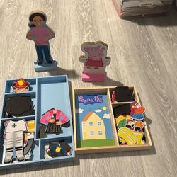 Wooden Dress Up Puzzles
