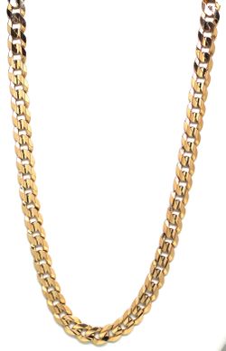 Heavy Mens 10K Gold Cuban-Link Chain