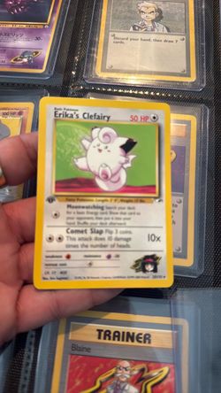 Erika's Clefairy Pokémon Trading Card