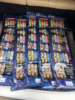Santa Cruz x Pokemon skateboard decks