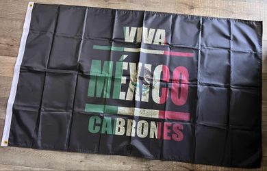 Viva mexico flag size 3'×5'