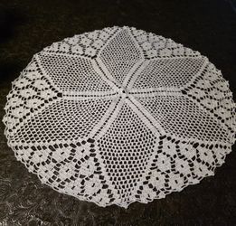 Vintage Hand Crocheted Doilies