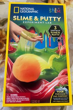 National geographic slime & puddy experiment lab