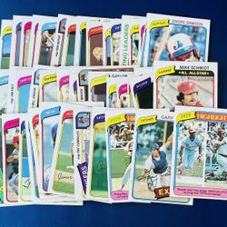 1980 Topps Baseball Card Lot - HOF, All Stars, Rookie, Team Cards 