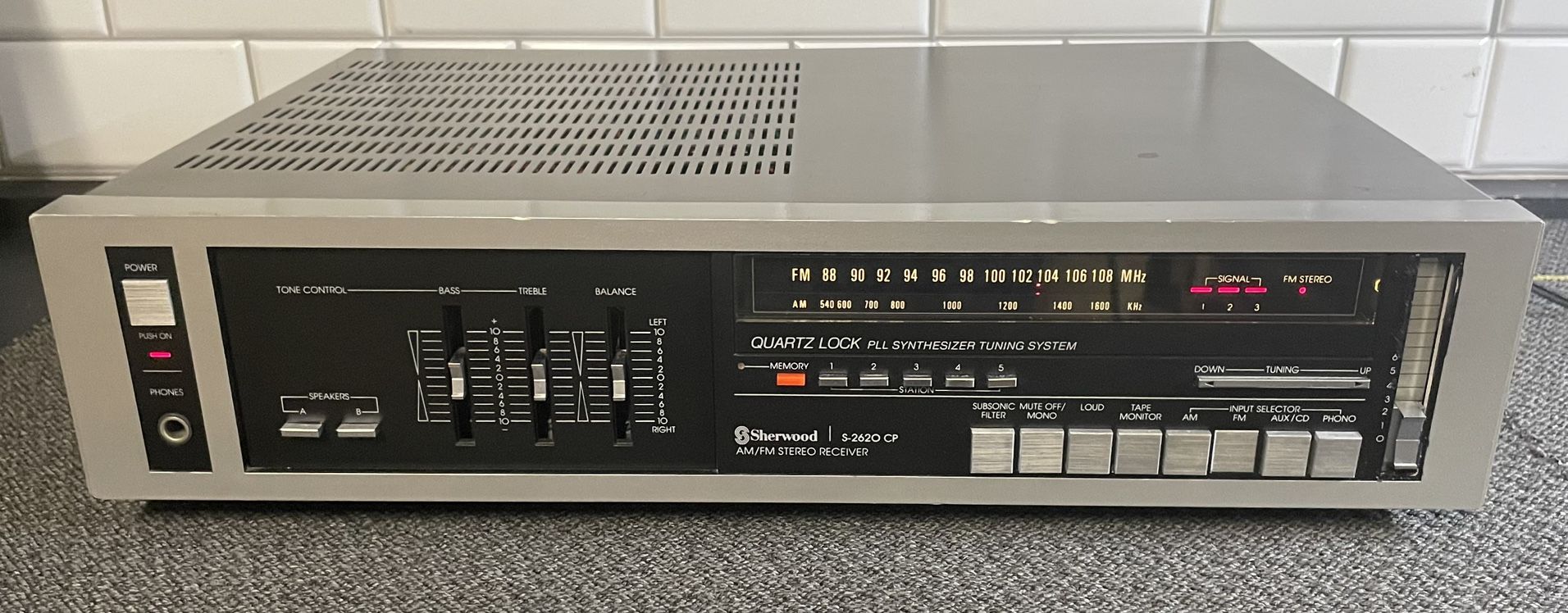 Vintage Sherwood S-2620 CP Receiver