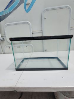 Glass Aquarium Tank with Black Frame
