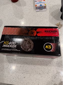 Kicker 4 in car speakers