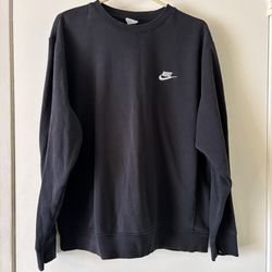 Nike Black Crew Neck Long Sleeve 