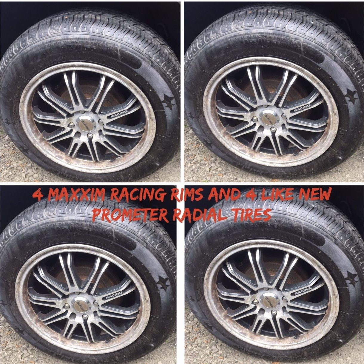 Boston Rims 4 MAXXIM RIMS AND EXCELLENT TIRES for Sale in Boston, MA - OfferUp