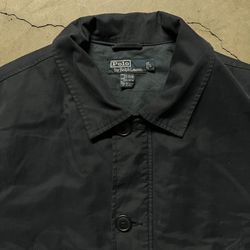 Vintage 2000’s Polo Ralph Lauren Military Utility Full-Zip Chore Coat Jacket L