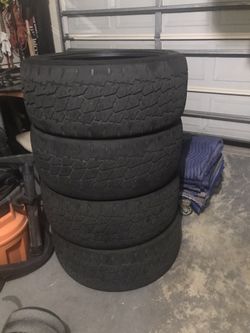 285/45/22 Nitto Terra grappler tires