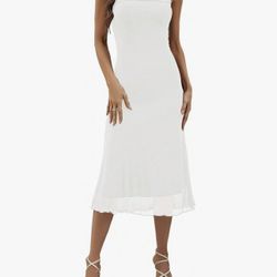 White A Line Dress