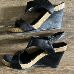 A2 By  Aerosoles Wedge Sandals Size 9