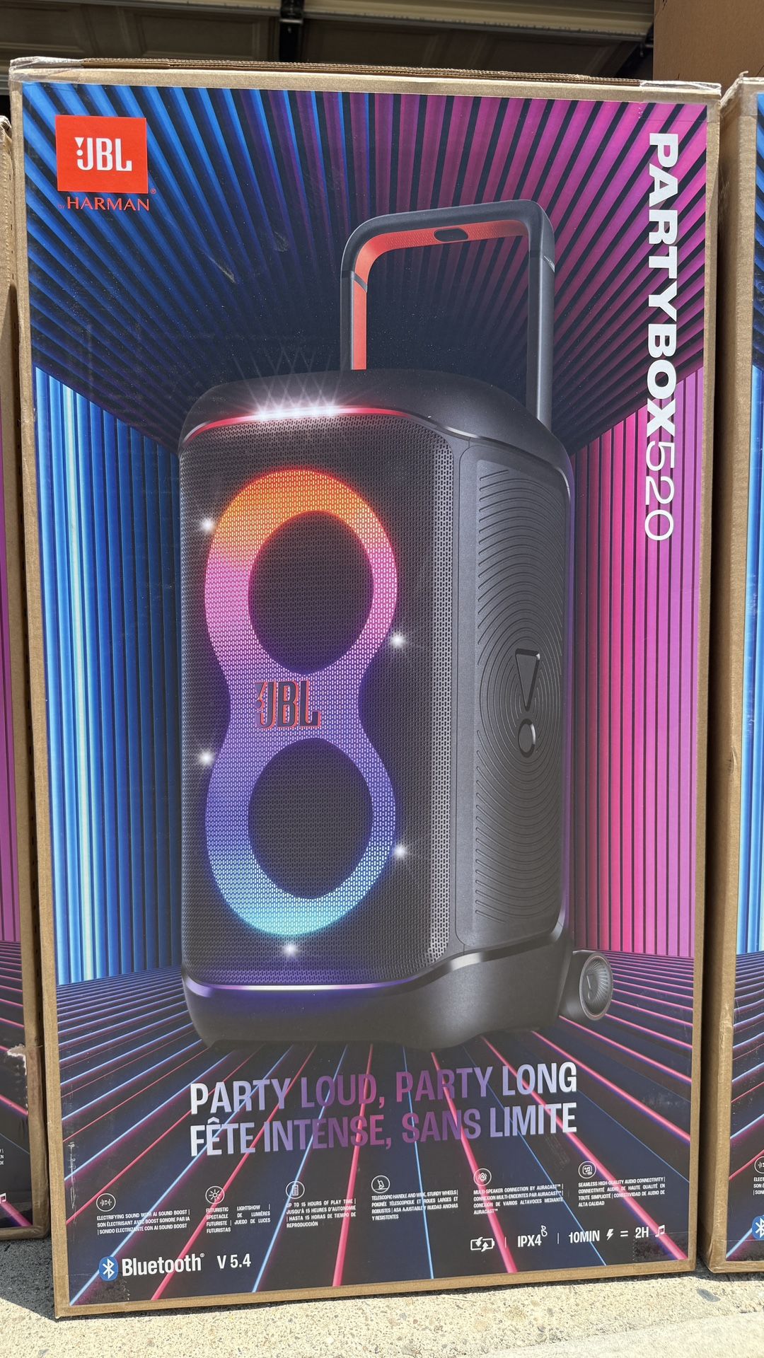 JBL PartyBox 520 - Available Pick Up Today