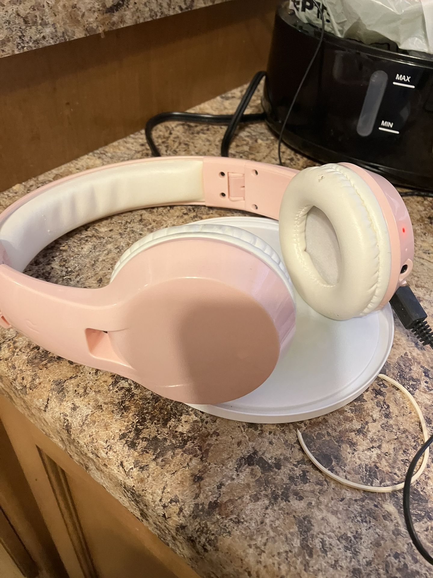 Pink Bluetooth Headphones