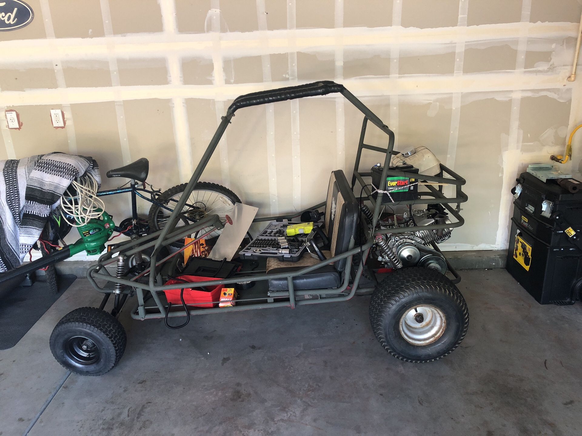 Yerf Dog 3203. Two seater go kart. Front and back suspension